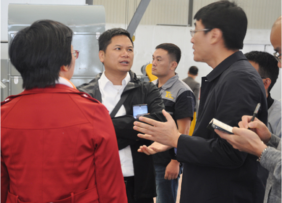 感謝各界同仁的蒞臨統鑫參觀考察